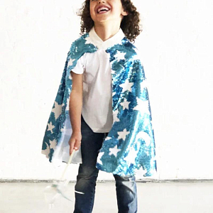 Накидка Ratatam "Cosmic", голубые звезды, 3-10 лет